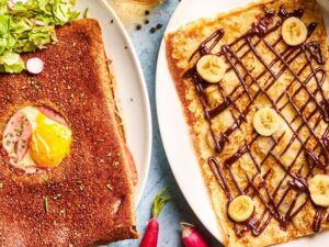 Menu tradition : 1 galette et 1 crêpe