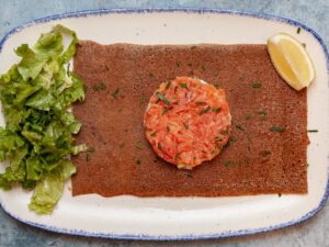 Galette Gérard : Saumon Concombre citron